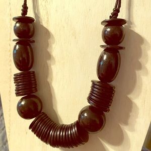 Wooden necklace